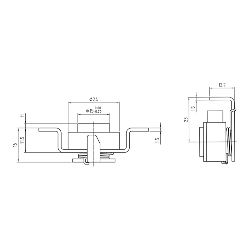 FKD-161 日立操纵箱小门锁