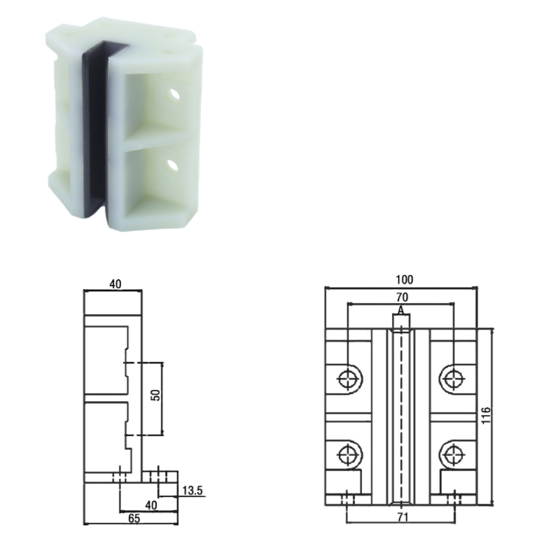 FKD-6048 广日塑料对重导靴