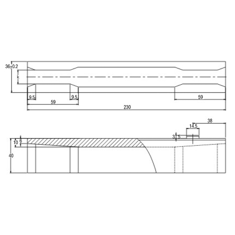 FKD-T004 电梯尼龙靴衬