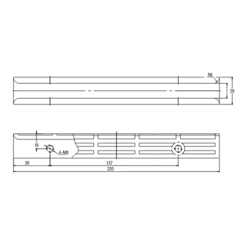 FKD-T006 黑色电梯靴衬